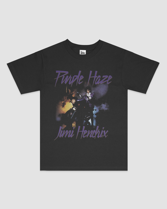 Prince Jimi Hendrix Purple Haze Purple Rain Band Tee