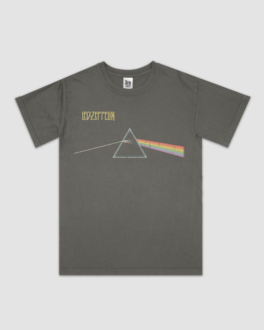 Led Zeppelin Pink Floyd Dark Side of the Moon Band Tee